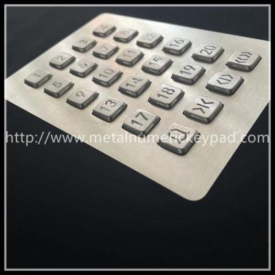 China IP65 Waterproof Numeric Keypad Access Control Digital Metal Keyboard for sale