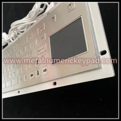 China Information Kiosk SS304 Industrial Keyboard With Touchpad Waterproof for sale
