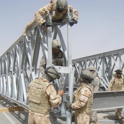China SSR Temporary Steel Truss Bridge Quick Assembly Military Bailey for sale