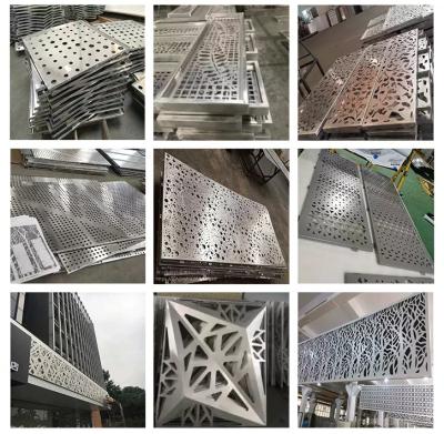 China Architectural Laser Cut Sheet Metal Fabrications Stainless Steel Facade Curtain Wall Pan for sale