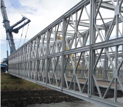 China Structure Modular Steel Truss Suspension Bridge Footbridge Anti Rust for sale