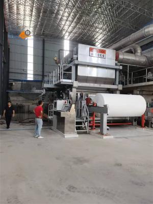 China Vacuum Adsorption Tissue Paper Making Machine Toilet Paper Manufacturing Equipment for sale