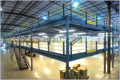 China Multi Level Pallet Rack Supported Mezzanine , Steel Structure Mezzanine Floor for sale