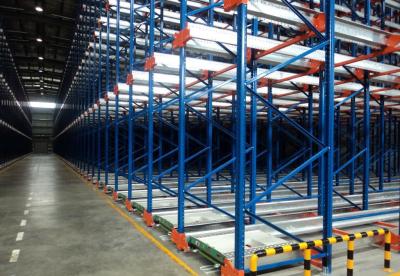 China Custom Industrial Shuttle Storage System With High Density Steel Beam / Steel Rivet for sale