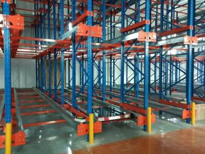 China Radio Shuttle Pallet Racking System , Industrial Warehouse Storage Shelves for sale