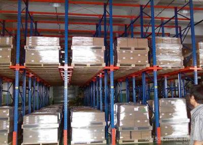 China Sistema de estanterías de almacén de acoplamiento de paletas 1500 kg/paleta en venta