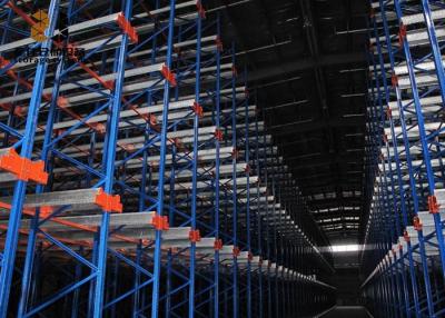 China Easy Install Drive In Pallet Racking / Flow Through Pallet Racking System for sale