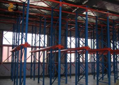 China Industrial Drive In Pallet Racking Heavy Duty Push Back Pallet Racks for sale