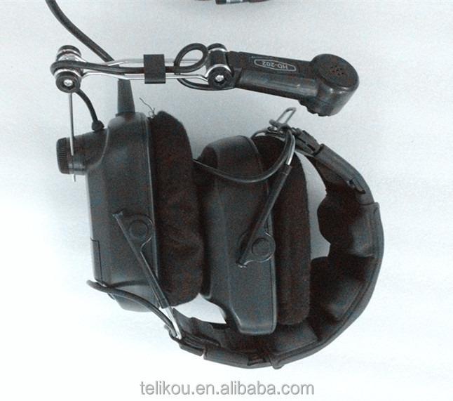 TELIKOU Professional Dual Ear Headband XLR-4 Noise Cancelling Intercom System Headphone