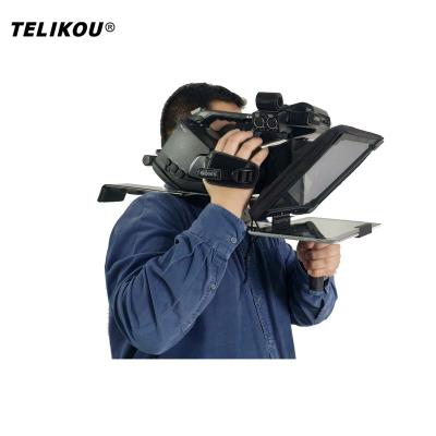 China Mini Teleprompter Teleprompter Mini And Lightweight Collapsible Journalist Studio for sale