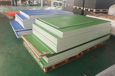China Folhas de plástico HDPE de duas cores anti-UV para equipamentos externos à venda