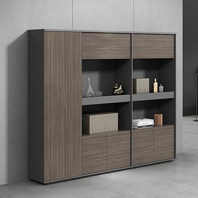 China 87 Inch Executive Office Wooden Filing Cabinets With Wardrobe for sale