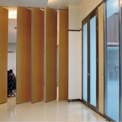 Китай Охрана окружающей среды раздвижной двери звукоизоляционных стен перегородки офиса стеклянная продается