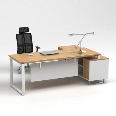 China 1.8M Office Furniture Desk CEO Office Executive Office Table With Cabinet for sale