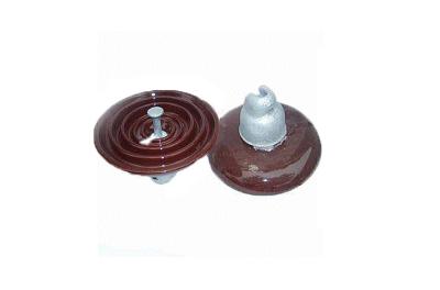 China Distribution Line 67kN ANSI Class Porcelain Suspension Insulator for sale