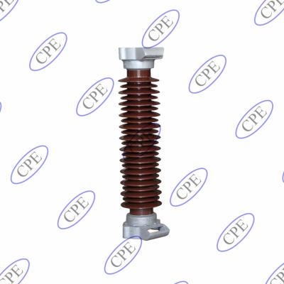 China IEC 35KV Porcelain C-120 Lightning Arrester Insulator For Distribution Line for sale