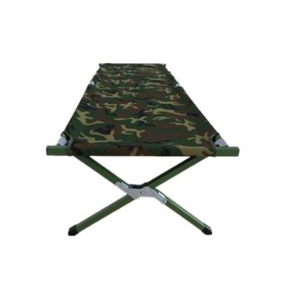 中国 軍の折畳み式ベッドのベッドのアルミニウム管を折る軍隊の緑の戦術的な屋外ギヤ 販売のため