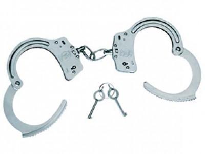 China CXXC Wholesale Carbonization Steel Handcuffs For Police for sale