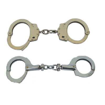 China Heavy Duty Long Lasting Anti Riot Police Equipment- steel handcuff01 for sale