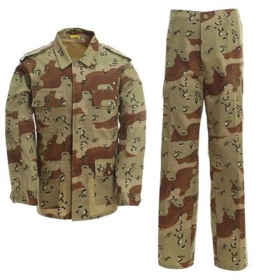 China 6 Color Desert Uniform BDU Tactical Military Equipment Breathable for sale