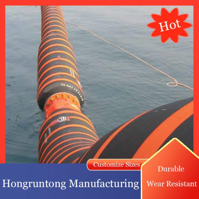 Floating dredge hose deployment in dredging operation