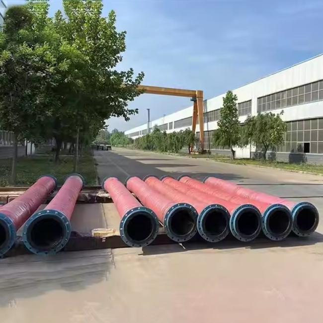 Dredging hose installation in marine environment