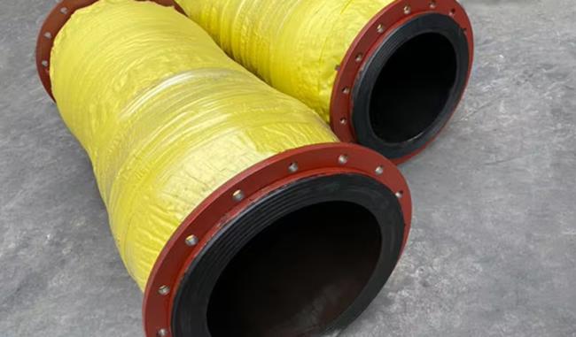 Dredge hose in industrial mining application