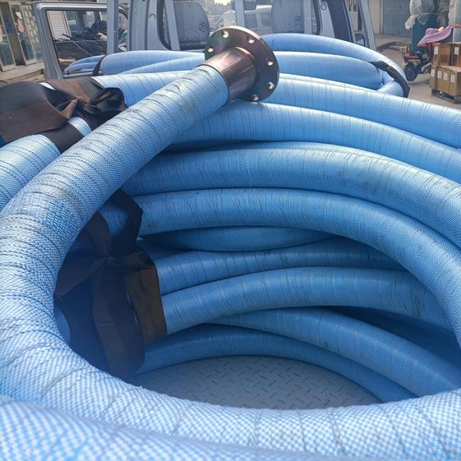 Hose pipe connection and flange details