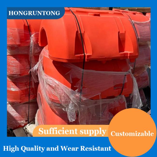 Close-up view of HDPE Pipeline Float construction