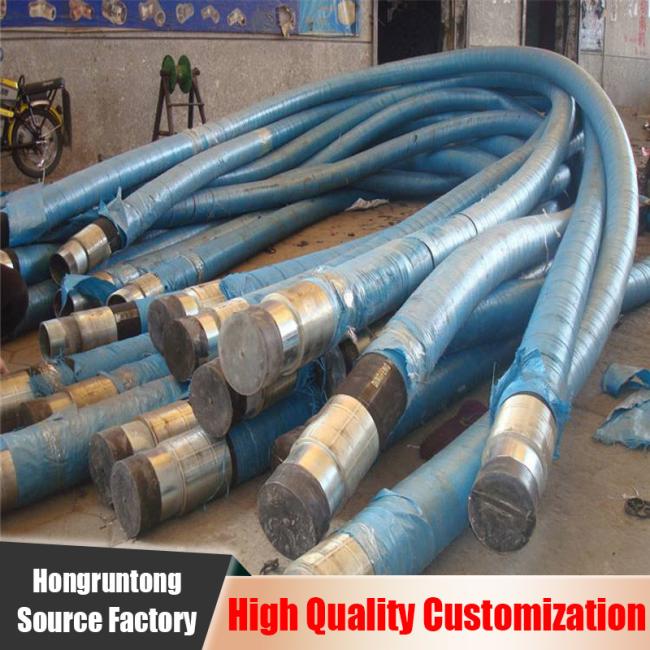 Rotary drilling hose end coupling and connection details