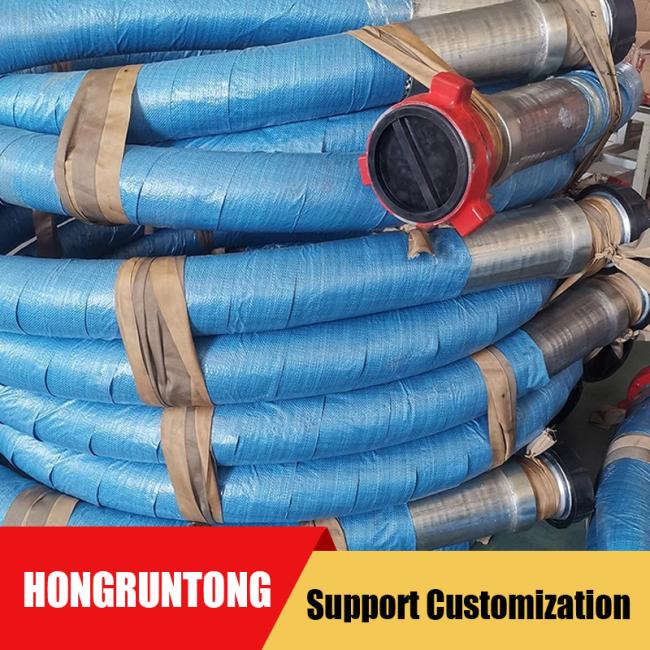 Rotary drilling hose end fittings and connections