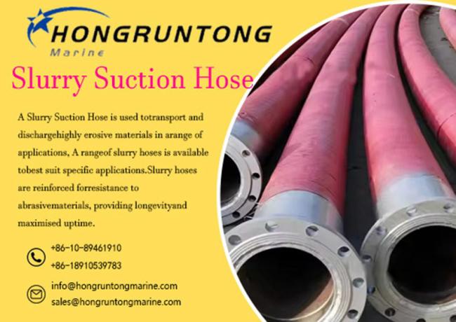 Slurry suction hose industrial application