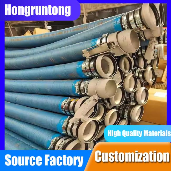 Mining dredge hose connection details and flange options