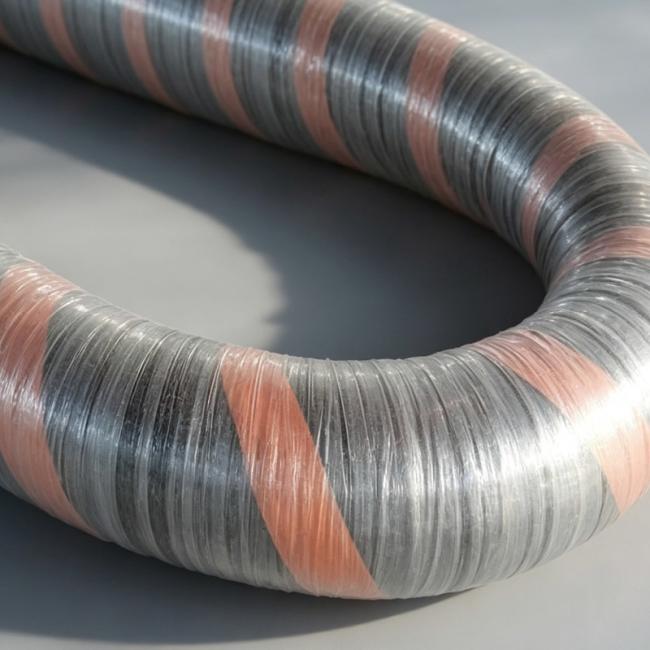 Flexible dredge hose handling wave motion
