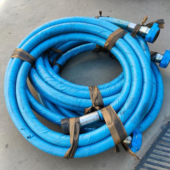 Drilling rotary hose installation on offshore platform