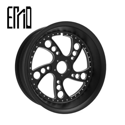 China harley custom Motorcycle Accessory LG-18 Rivet four sided circular hollow style wheel for sale