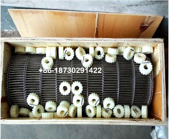 Pizza Convey Ladder Belt on Machine Pizza Convey Ladder Belt on Machine