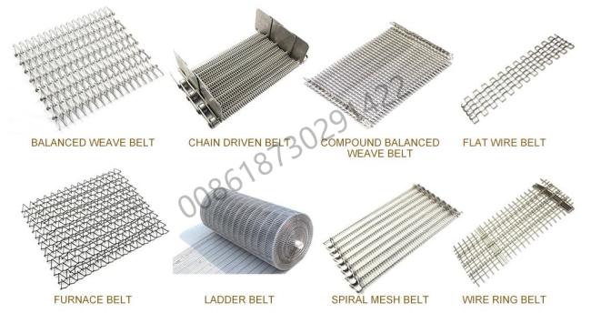 Pizza Convey Ladder Belt on Machine Pizza Convey Ladder Belt on Machine