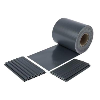 China Garden Protection 450gsm PVC Fence Strip Fabric Screen Tarpaulin PVC Strip Fence Roll for sale