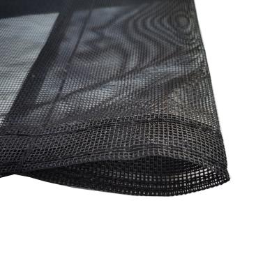 China Blackout PVC Coated Fabric Canvas Heavy Duty Vinyl Dipped PVC Mesh Tarps For Dump Truck for sale