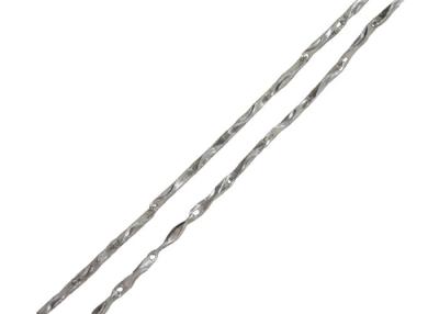 中国 イセエビの爪の止め金および小さい柱リング リンクの歪んだメンズ純銀製の鎖 販売のため