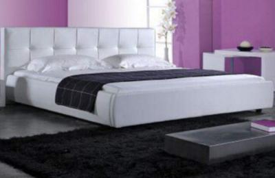 China Moderne Mode-Entwurfs-Sperrholz-Leinen-Gewebe-Bett-Rahmen-Polsterbett-Ausgangsmöbel zu verkaufen