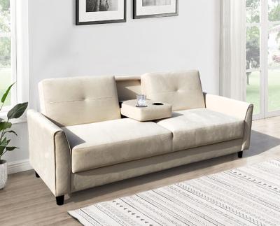 China Folding Sofa Bed Queen, Portable Foldable Sofa Bed Easy to Storage, Off White zu verkaufen