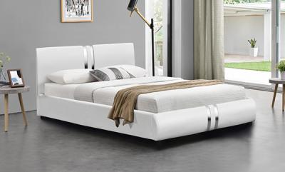 China Faux Leather 6ft Upholstered Bed for sale