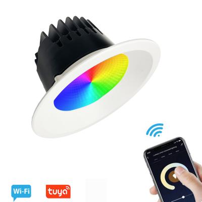 China WIFI Bluetooth Smart LED Recessed Lighting , Commercial Recessed Downlight With ZigBee for sale
