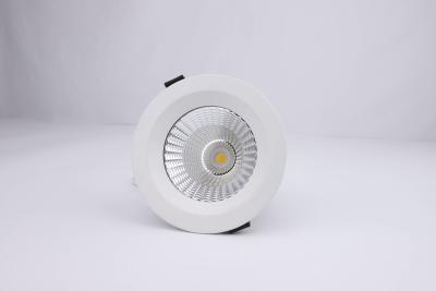 中国 円形IP65 収納型ダウンライト COB LED 光源 / 60° 射線角 販売のため