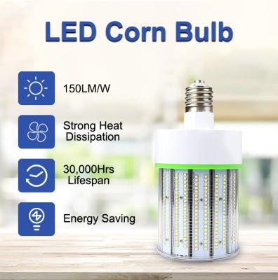China Luz de milho LED durável E40 E27 20W-100W Com ângulo de raio de 270° à venda