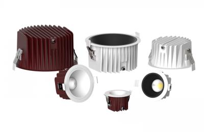 China Warm White / Daylight LED Downlight 6W-24W Aluminum Material for sale