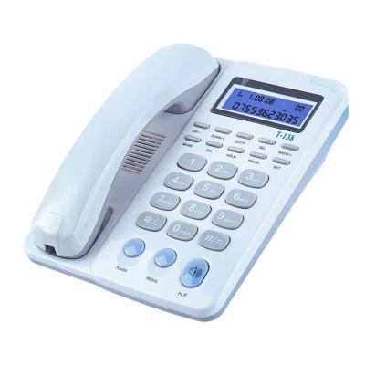 China Teléfono blanco pre de marca de la línea horizonte de la oficina de RoHS del teléfono del identificador de llamadas en venta