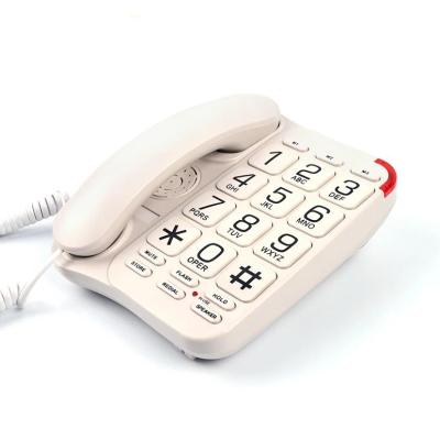 China PSTN Line Portable Corded Phone Black Corded Phones For Seniors for sale